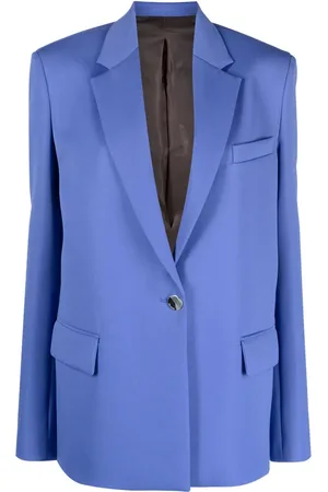 The Attico Wollen blazer met enkele rij knopen