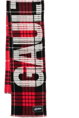 Jean Paul Gaultier Sjaal met tartan scheerwol