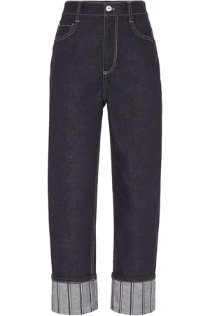 Brunello Cucinelli Jeans met gestreept detail