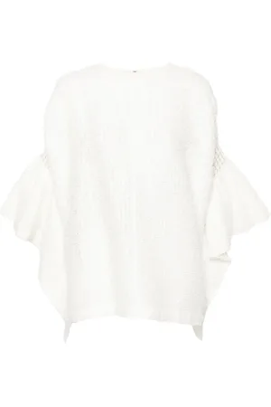 JUNYA WATANABE Bouclé blouse met flared cuffs