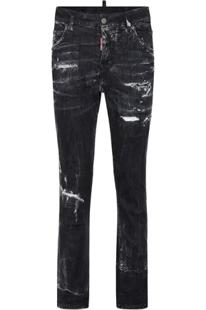 Dsquared2 Skinny jeans met gerafeld effect