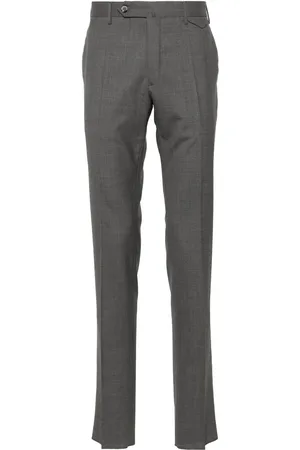 Incotex Geplooide pantalon van scheerwol