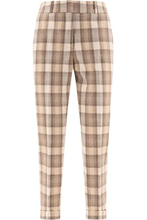 PESERICO SIGN Geruite broek