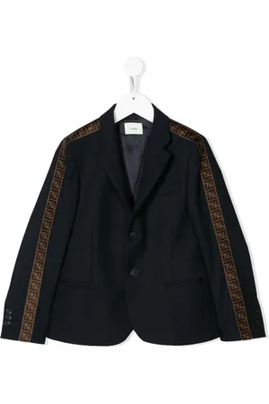 Fendi Blazer met FF afwerking