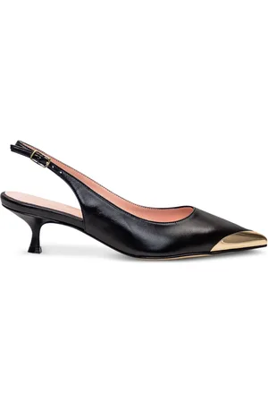 ANNA F. 45 mm pumps met puntige metalen neus