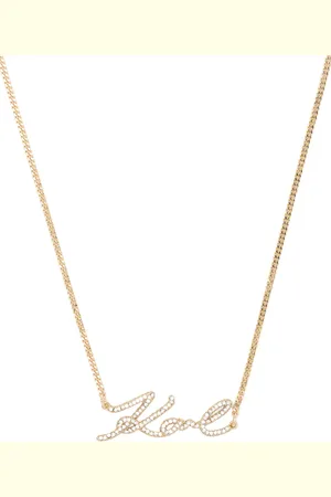 Karl Lagerfeld K Signature halsketting