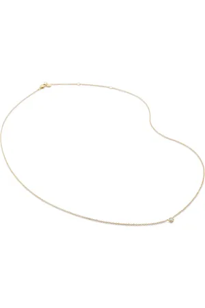 Monica Vinader Mini halsketting met diamant