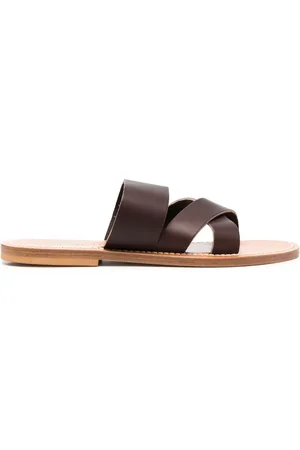K jacques Slippers met gekruiste bandjes