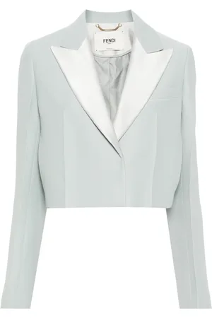 Fendi Blazer met contrasterend vlak