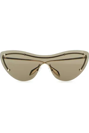 Alexander McQueen Zonnebril met logoprint