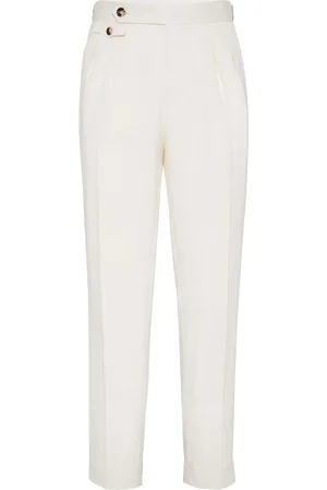 Brunello Cucinelli Twill pantalon