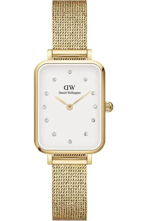 Daniel Wellington Quadro Lumine Pressed Evergold horloge