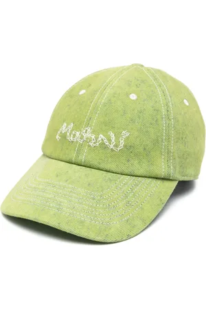 Marni Denim hoed met geborduurd logo