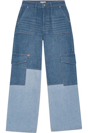 Ganni Angi jeans met wijde pijpen