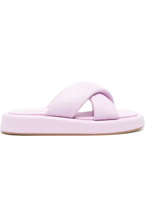 VAMSKO Pillow leren sandalen