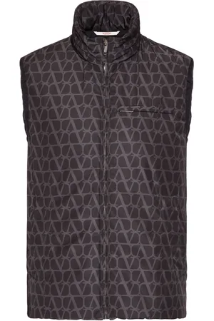 VALENTINO GARAVANI Toile Iconographe gilet met rits