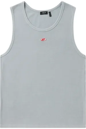 FIVE CM Tanktop met ronde hals en logo