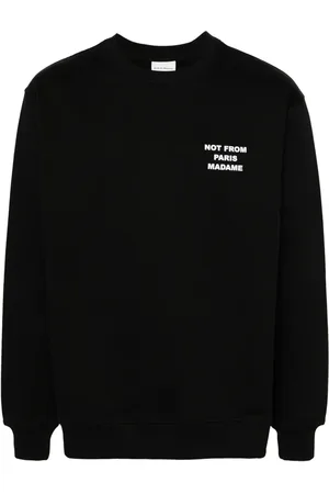 Drôle de Monsieur Sweater met tekst