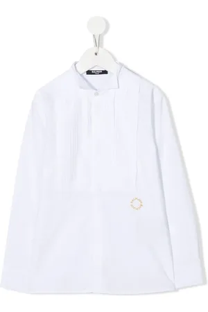 Balmain Shirt met geplooide bies