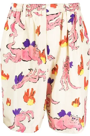 Marni Bermuda shorts met grafische print