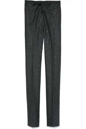 LANEUS Broek met krijtstreep