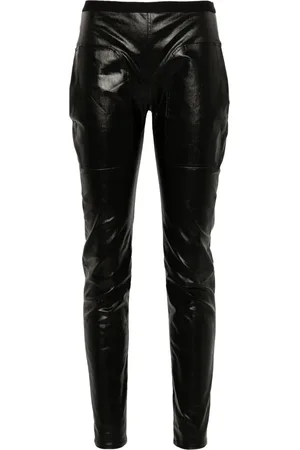Rick Owens Legging met gecoate afwerking