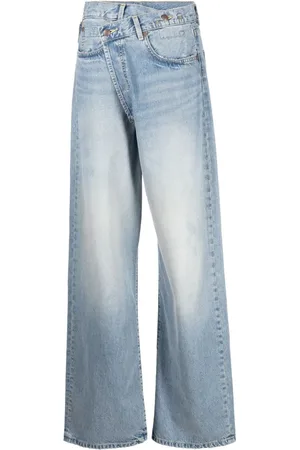 R13 Jeans met wijde pijpen