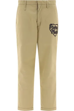 HUMAN MADE Straight broek met hartvormig logo