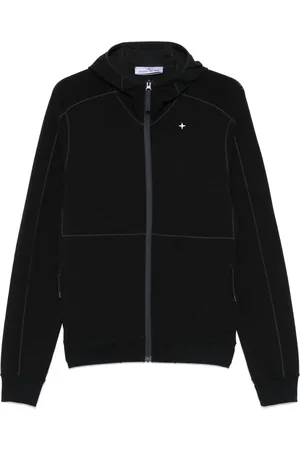 Stone Island Hoodie met geborduurd logo