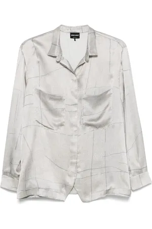 Giorgio Armani Blouse met abstracte print