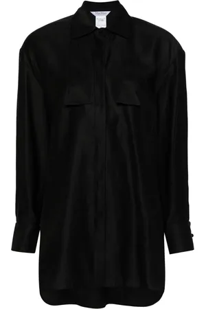 Max Mara Katoenen blouse met strik