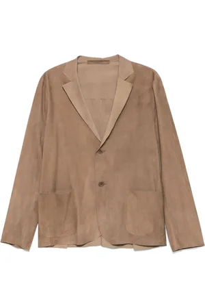 SALVATORE SANTORO Suède blazer