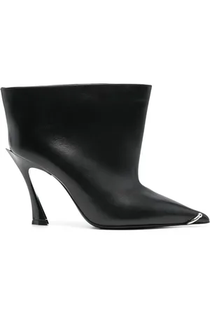 MUGLER 85 mm leren enkellaarzen
