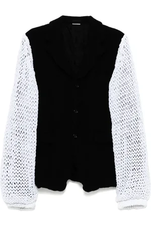 Comme des Garçons Blazer met gebreide mouwen