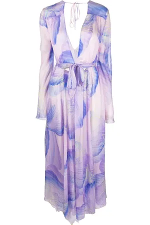 FORTE FORTE Jurk met bloemenprint