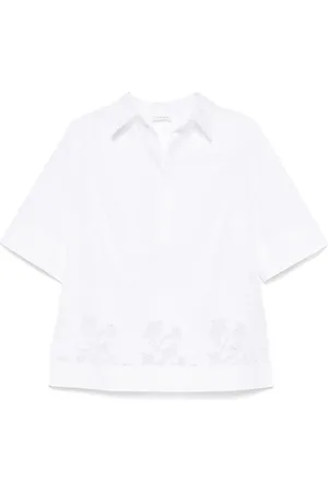 P.A.R.O.S.H. Shirt met geborduurde bloemen