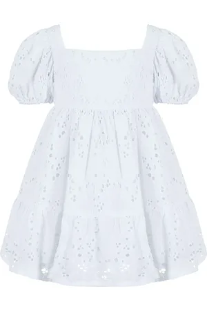 Lapin House Katoenen broderie anglaise jurk