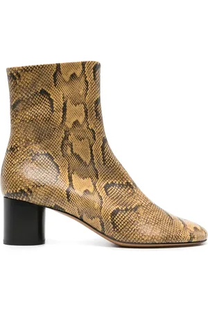 Isabel Marant Leaden leren enkellaarzen