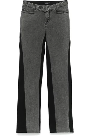 MUGLER Tweekleurige straight jeans