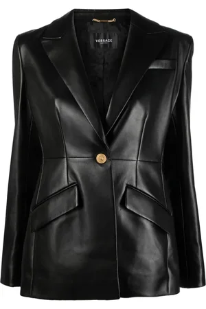 VERSACE Leren blazer