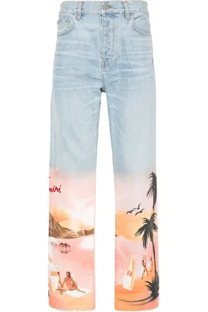 AMIRI Jeans met geborduurd logo