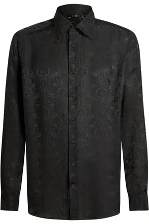 Etro Zijden overhemd met jacquard