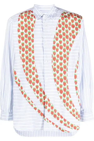 Comme des Garçons Overhemd met aardbeiprint