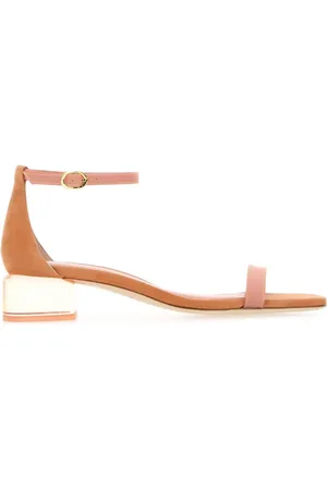 Stuart Weitzman Lucite NudistCurve 35 mm sandalen