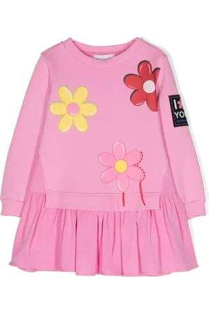 MONNALISA Sweaterjurk met bloemenprint