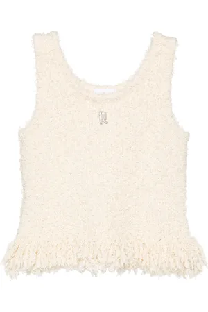 Paco rabanne Top met logoplakkaat