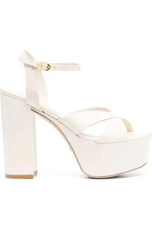 Stuart Weitzman Miami sandalen met plateauzool