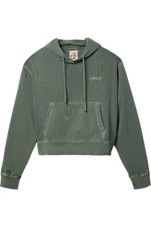 Camper Katoenen hoodie met geborduurd logo