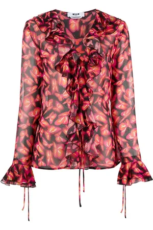Msgm Blouse met grafische print