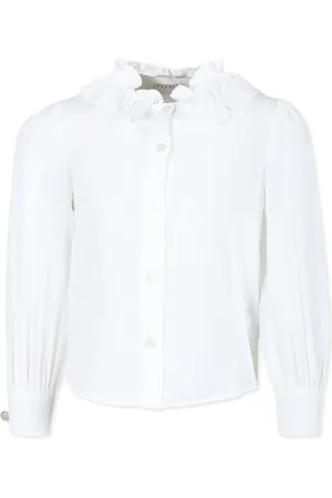 Simonetta Blouse met ruchekraag
